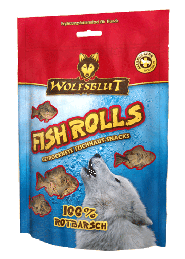 Wolfsblut FISH ROLLS - ROTBARSCH Снеки рыбные Роллы морской окунь 100гр