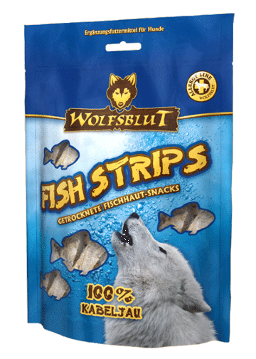 Wolfsblut FISH STRIPS - KABELJAU Снеки рыбные Полоски трески 100гр