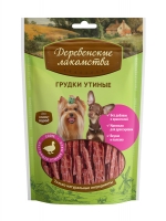 Деревенские Лакомства «Грудки» утиные для собак мини-пород