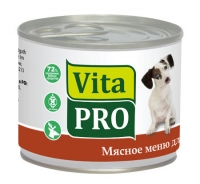 VitaPRO Консервы для взрослых собак (с дичью)