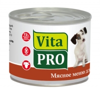 VitaPRO Консервы для взрослых собак (с говядиной)