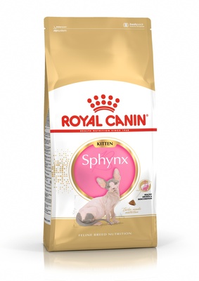Корм Royal Canin для Сфинксов: от 4 месяцев до 1 года, Sphynx Kitten