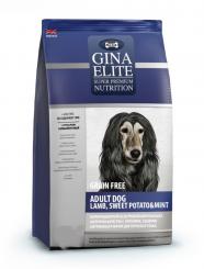 Gina Elite Grain Free Adult Dog Lamb, Sweet Potato & Mintс UK ягненком и бататом для аллергичных собак