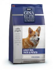 Gina 15кг Elite Adult Dog Duck & Potato UK Сухой корм для собак с уткой и картофелем