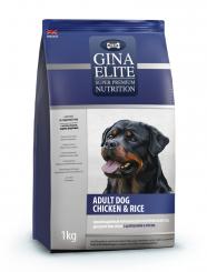 Gina Elite Adult Dog Chiken & Rice UK Сухой корм для собак с цыпленком и рисом