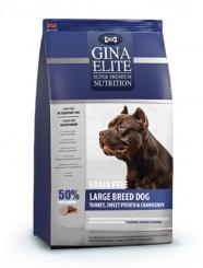 Gina Elite Grain Free Large Dog Turkey, Sweet Potato, Cranberry UK беззерновой корм для взрослых собак крупных пород с индейкой, бататом и клюквой