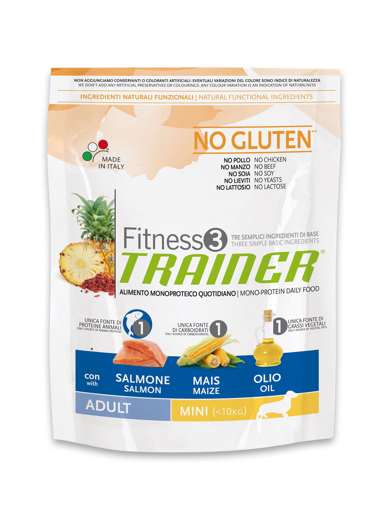 Trainer Fitness MINI для взрослых собак мелких пород рыба, кукуруза.
