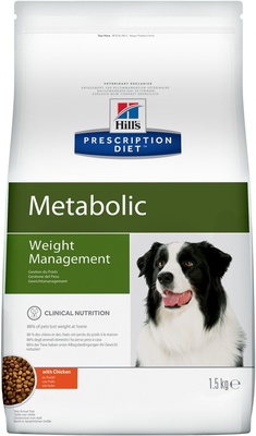 Hill's Prescription Diet metabolic сухой диетический, для собак: способствует снижению и контролю веса, с курицей