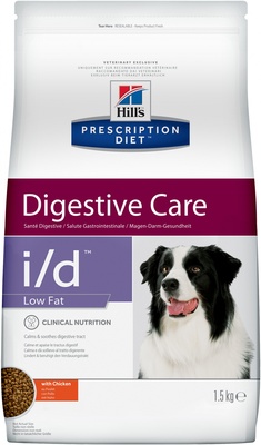 Hill's Prescription Diet i/d Low Fat Digestive Care сухой диетический, для собак при расстройствах пищеварения с низким содержанием жира, с курицей