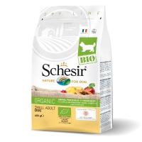Schesir Bio Сухой корм для взрослых собак мелких пород (с домашней птицей)