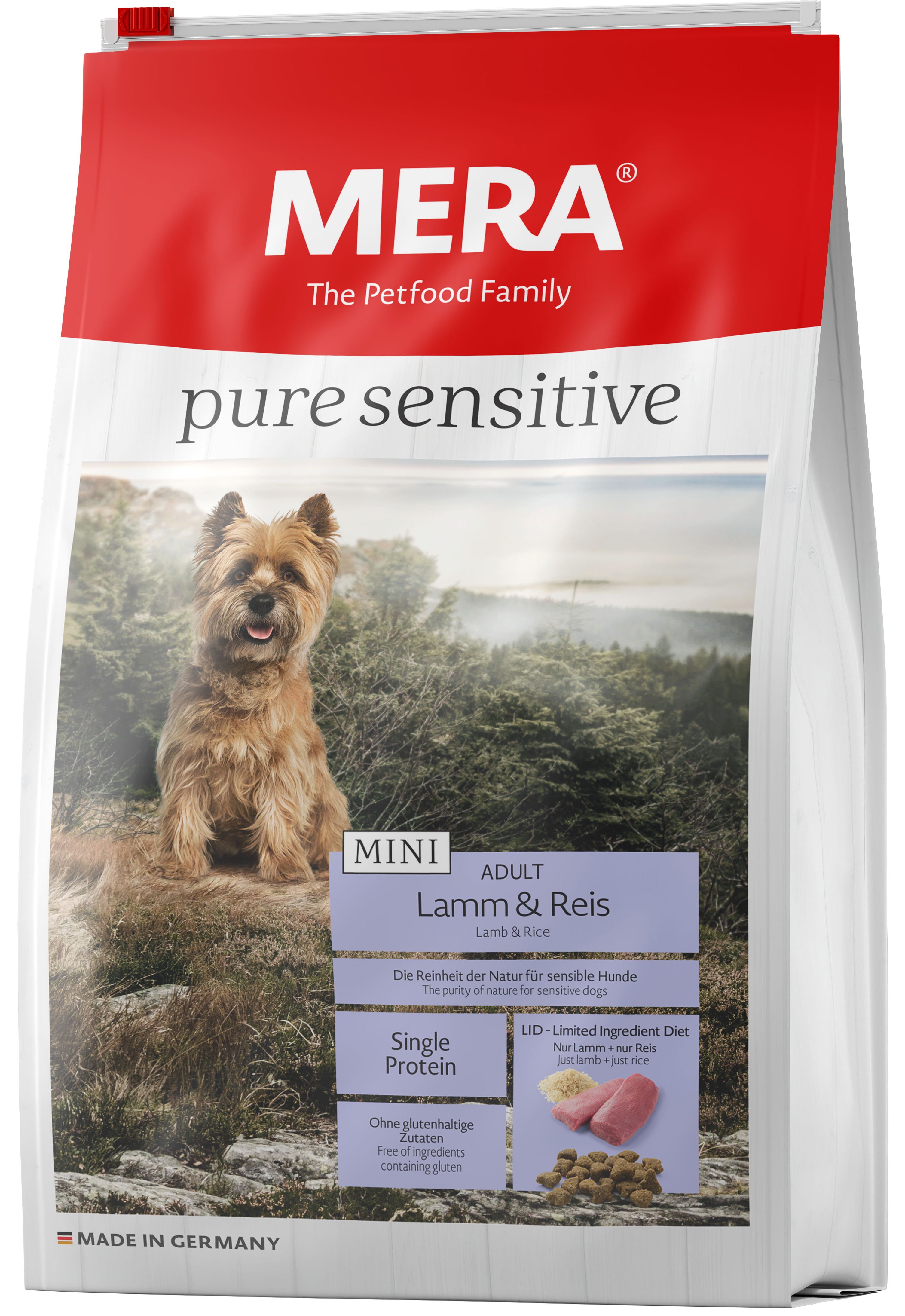 Сухой корм Mera Pure Sensitive Mini 