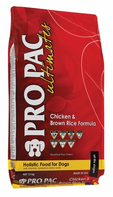 Корм Pro Pac для собак всех пород, с курицей и коричневым рисом