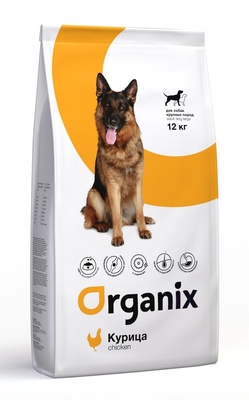 Organix корм для собак крупных пород, с курицей, Adult Dog Large Breed Chicken