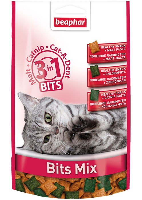 Beaphar Подушечки Bits Mix для кошек и котят