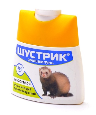 Агроветзащита Зоошампунь Шустрик для хорьков, увлажняющий дезодорирующий
