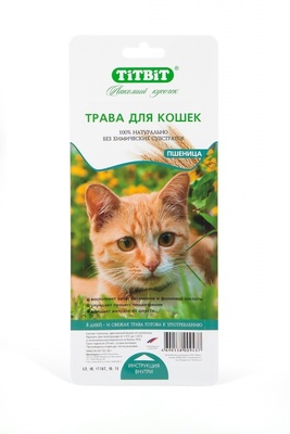 TiTBiT Травка для кошек (пшеница)