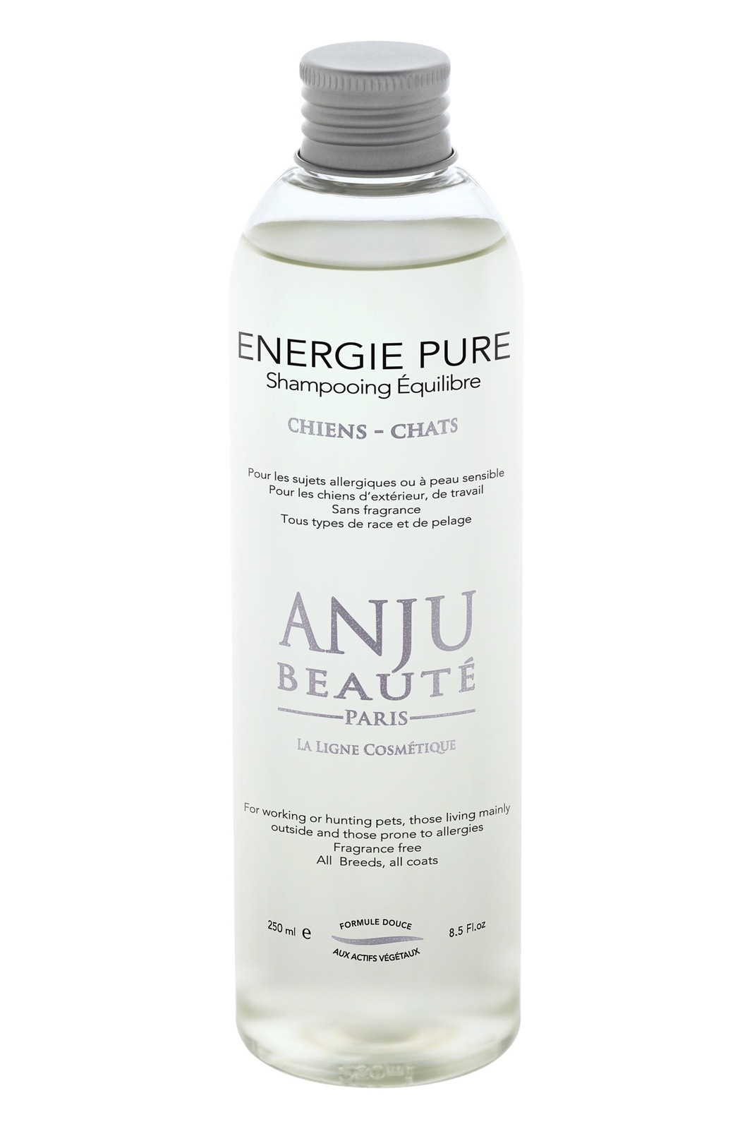 Anju Beautу Energie Pure Shampooing Шампунь Гипоаллергенный цветы лотоса, женьшень и экстракт пшеницы