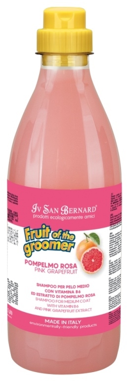 ISB Fruit of the Grommer Pink Grapefruit Шампунь для шерсти средней длины с витаминами
