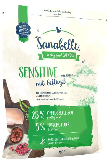 Bosch Sanabelle Sensitive с чувствительным пищеварением птица