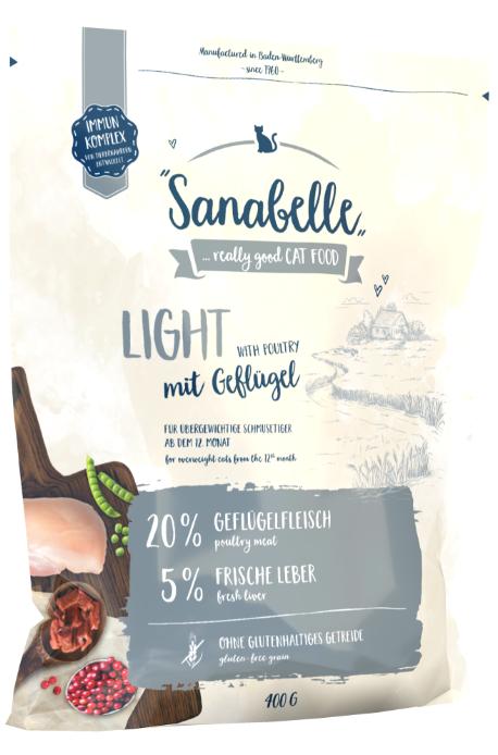 Bosch Sanabelle Light для взрослых кошек облегченный