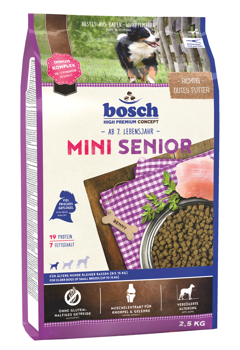 Bosch Senior MINI корм для пожилых собак мелких пород