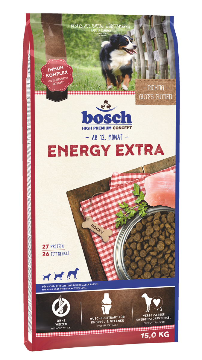 Bosch Adult Energy Extra корм для собак с высокой физической нагрузкой