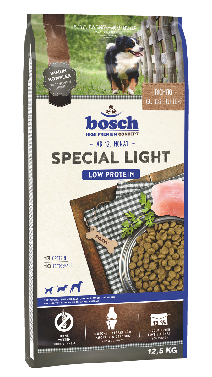 Bosch Adult Light Special корм для собак облегченный с заболеваниями почек