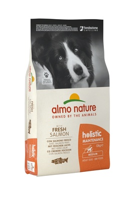 Корм Almo Nature для взрослых собак, с лососем, Medium&Salmon
