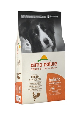 Корм Almo Nature для взрослых собак с курицей, Medium&Chicken