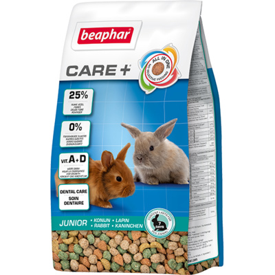 Beaphar Корм Care+ для молодых кроликов, фото №2 Beaphar Корм Care+ для молодых кроликов, фото №2