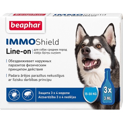Beaphar Vermicon капли для собак средних пород от блох и клещей