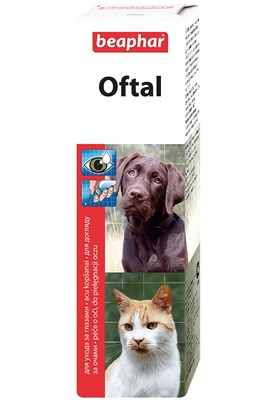 Beaphar капли для ухода за глазами кошек и собак, Oftal