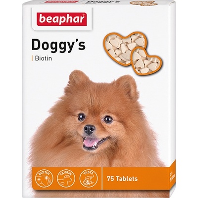 Beaphar кормовая добавка для собак, 75 таб., Doggy's + Biotine