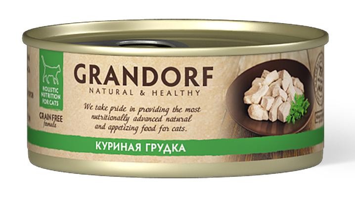 Влажный корм для кошек Grandorf Куриная грудка