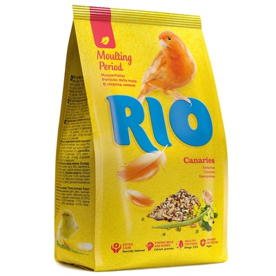 RIO корм для канареек во время линьки