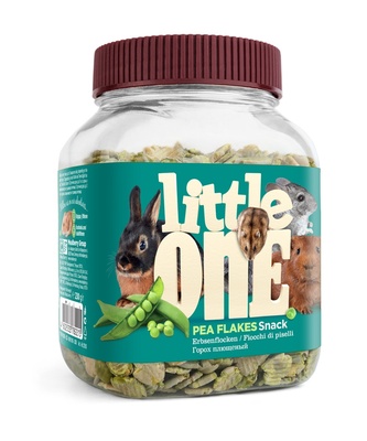 Little One Плющеный горох - лакомство-игрушка для всех видов грызунов 230гр