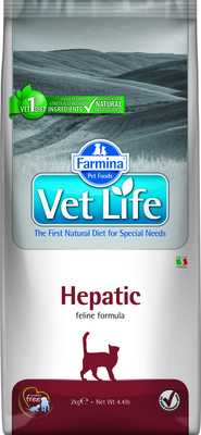 Farmina Vet Life Cat Hepatic д/кошек при хронической печеночной недостаточности