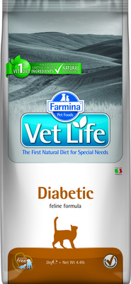 FARMINA Vet Life Diabetic Сухой корм для кошек при сахарном диабете