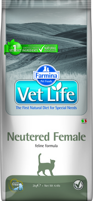 FARMINA Vet Life Cat Neutered Female корм для стерилизованных кошек