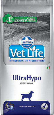 Farmina Vet Life UltraHypo корм для собак с неблагоприятными реакциями на пищу