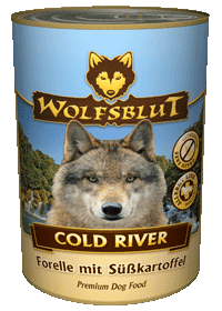 Консервы Wolfsblut (Волчья кровь) Cold River Adult (Холодная Река для взрослых) с форелью и бататом 395гр
