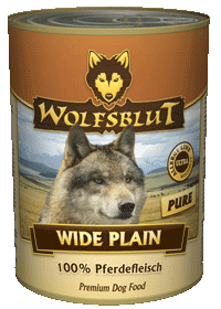 Консервы Wolfsblut (Волчья кровь) Wide Plain Pure (Широкая равнина для взрослых) Конина батат кактус 395гр