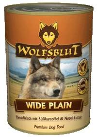 Консервы Wolfsblut (Волчья кровь) Wide Plain Adult (Широкая равнина для взрослых) Конина 395гр