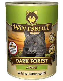 Консервы Wolfsblut (Волчья кровь) Dark Forest Adult (Темный лес для собак) с Олениной и Бататом 395гр