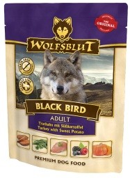 Пауч Wolfsblut (Волчья кровь)  Black Bird Adult (Черная птица для взрослых)  Индейка, батат  7шт*300гр
