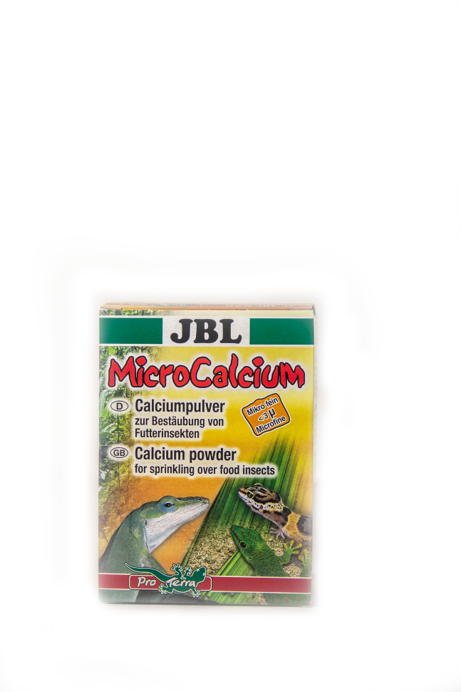 JBL MicroCalcium - Кальциевый порошок для опыления кормовых насекомых, 100 г.
