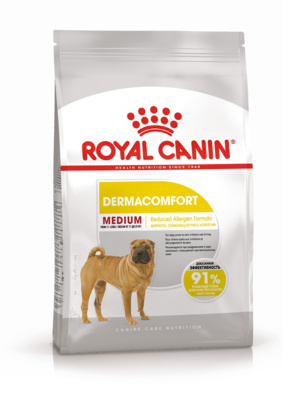 Корм Royal Canin для собак средних пород с чувствительной кожей