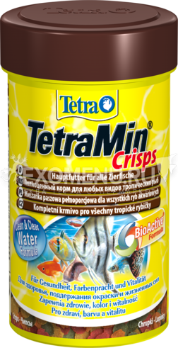 Корм основной для всех видов рыб Tetra Min Pro Crisps 100 мл