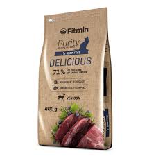 FITMIN CAT PURITY Сухой беззерновой корм для взрослых кошек с дичью Delicious