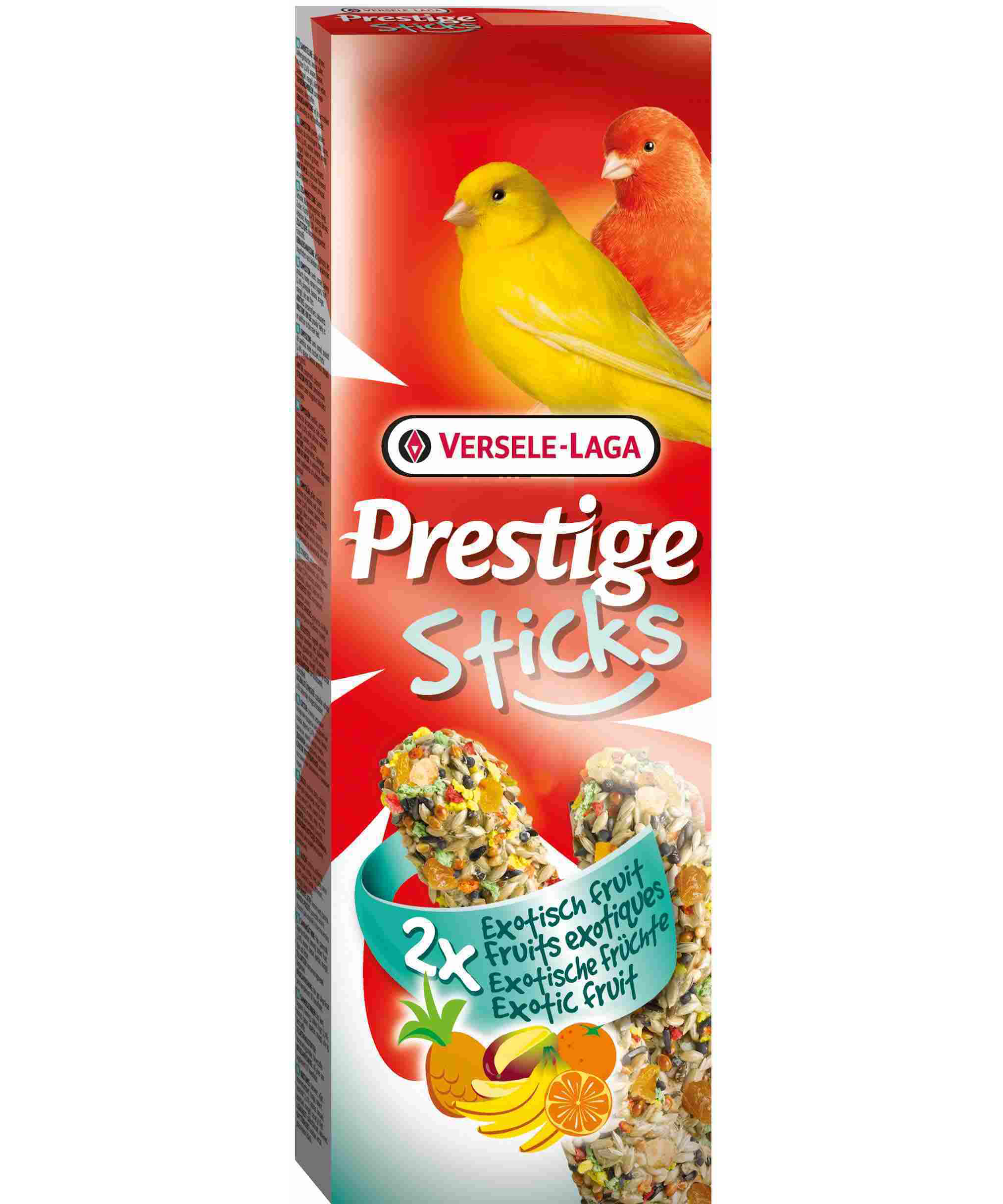 Prestige палочки для канареек с экзотическими фруктами 2х30 г